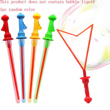 Load image into Gallery viewer, Big Size 46cm Outdoor Toys Long Bubble Machine Gun Bar Sticks Without Water Western Sword Shape For Kids Soap Bubble Toy
