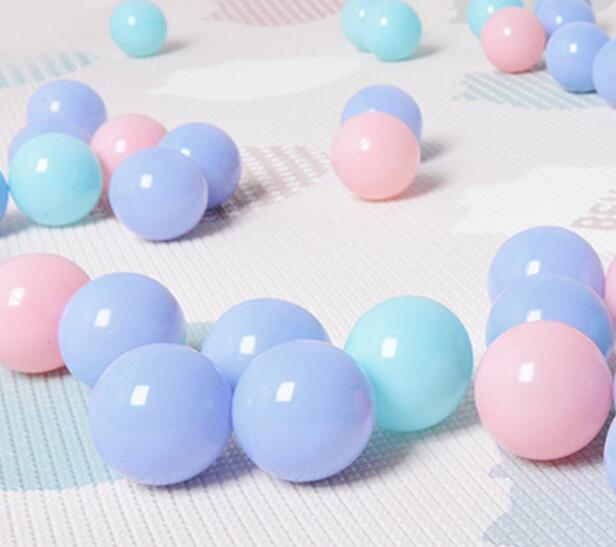 Eco-Friendly Colorful Ball Pits Soft Plastic Ocean Ball Transparent Water Ocean Wave Ball Toys For Children Kid Baby 5.5/7/8CM