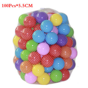 Eco-Friendly Colorful Ball Pits Soft Plastic Ocean Ball Transparent Water Ocean Wave Ball Toys For Children Kid Baby 5.5/7/8CM