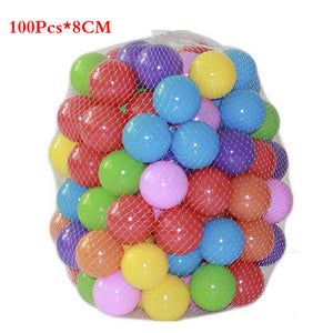 Eco-Friendly Colorful Ball Pits Soft Plastic Ocean Ball Transparent Water Ocean Wave Ball Toys For Children Kid Baby 5.5/7/8CM