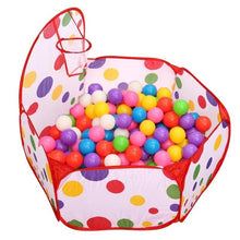 Load image into Gallery viewer, Play House Indoor and Outdoor Easy Folding Ocean Ball Pool Pit Game Tent Play Hut Girls Garden Playhouse Kids Children Toy Tent
