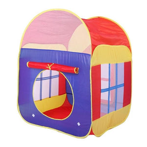 Play House Indoor and Outdoor Easy Folding Ocean Ball Pool Pit Game Tent Play Hut Girls Garden Playhouse Kids Children Toy Tent