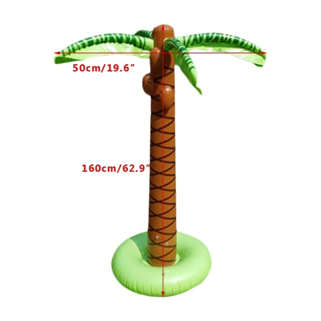 New 1.6m 1.8m Inflatable Coconut Palm Tree Water Spray Beach Party Pool Inflatable Toy