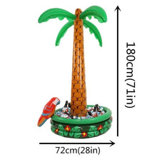 Load image into Gallery viewer, New 1.6m 1.8m Inflatable Coconut Palm Tree Water Spray Beach Party Pool Inflatable Toy
